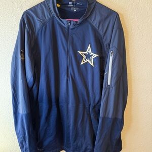 Dallas Cowboys NFL Nike Onfield Apparel Navy Dri-Fit Hoodie